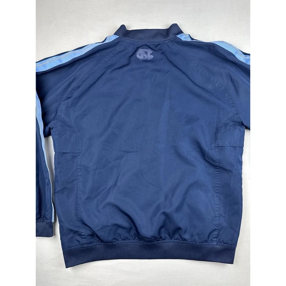 Nike Team North Carolina Tar Heels Pullover Windbreaker Jacket XL Blue Y2K